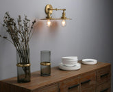 Double Bulb Vintage Country Style Wall Lamp